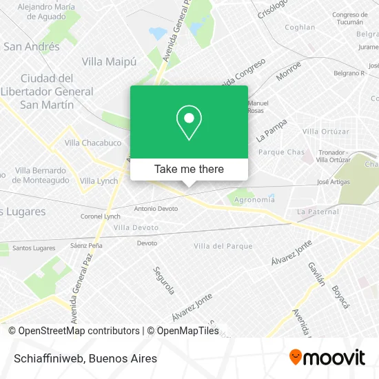Schiaffiniweb map