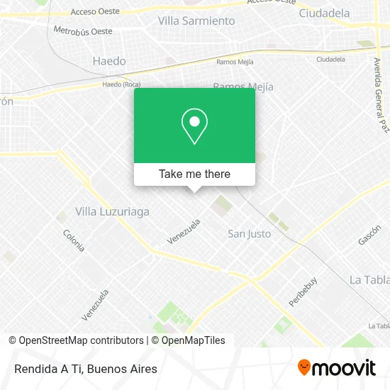 Rendida A Ti map