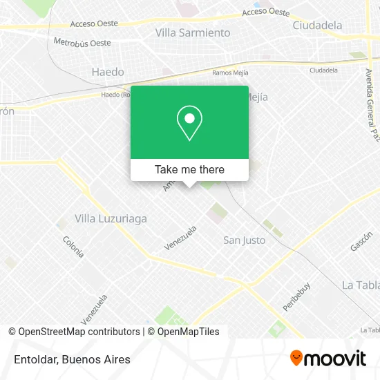 Entoldar map