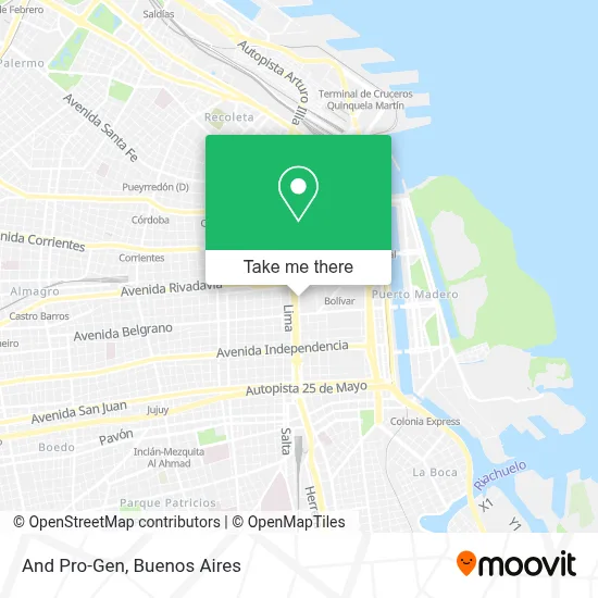 And Pro-Gen map