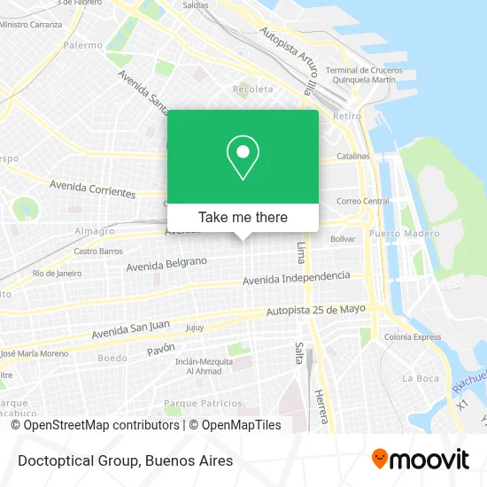 Doctoptical Group map