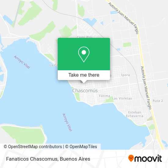 Fanaticos Chascomus map