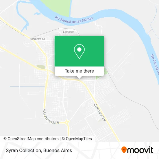 Syrah Collection map