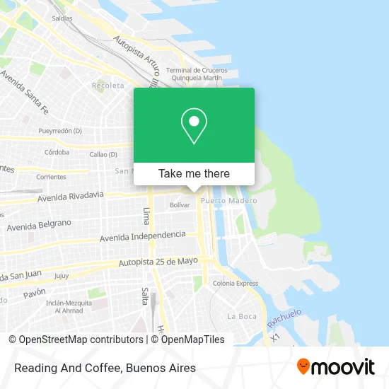 Reading And Coffee map