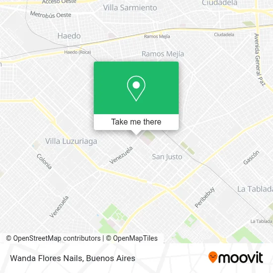 Wanda Flores Nails map