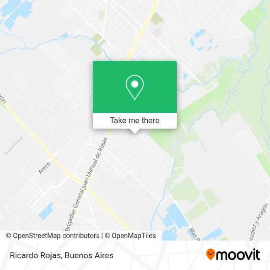 Ricardo Rojas map