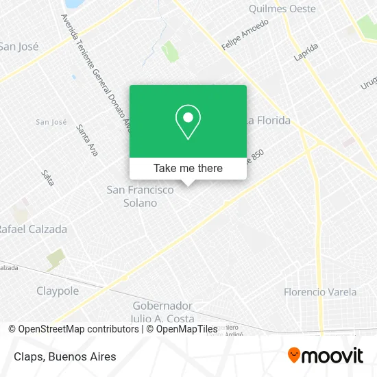 Claps map