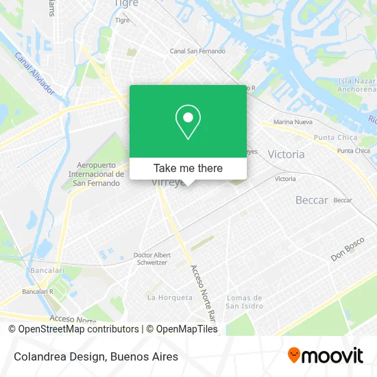 Colandrea Design map