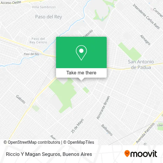 Riccio Y Magan Seguros map