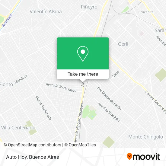 Auto Hoy map