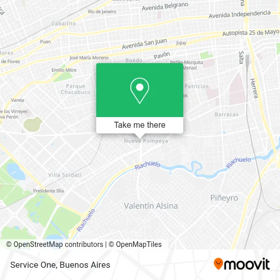 Service One map