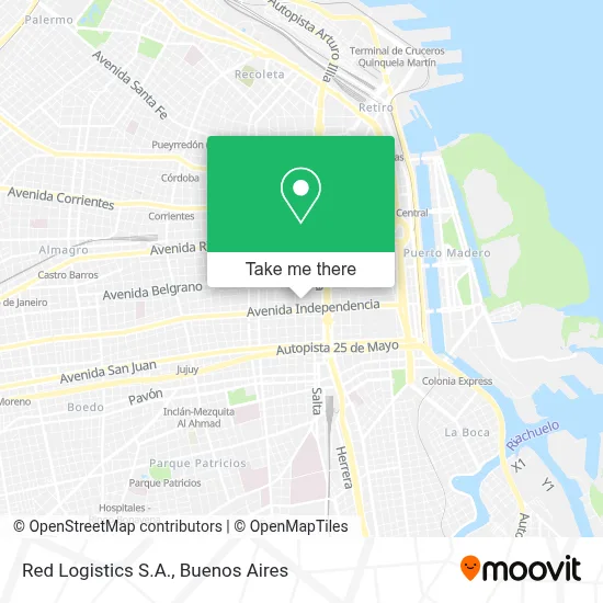 Red Logistics S.A. map