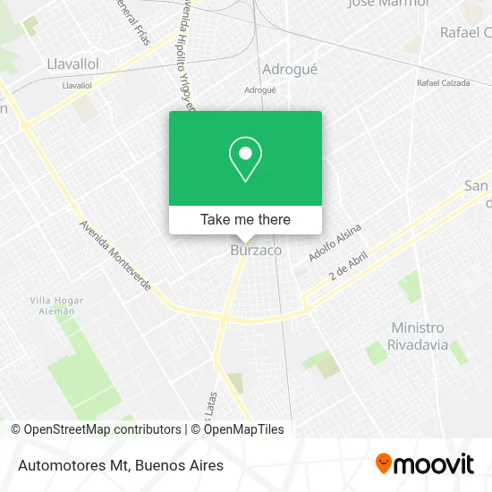 Automotores Mt map