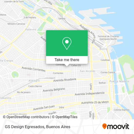 GS Design Egresados map