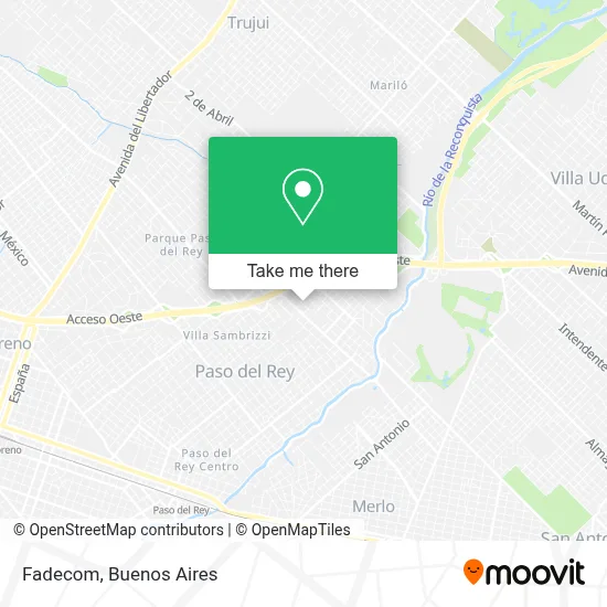 Fadecom map