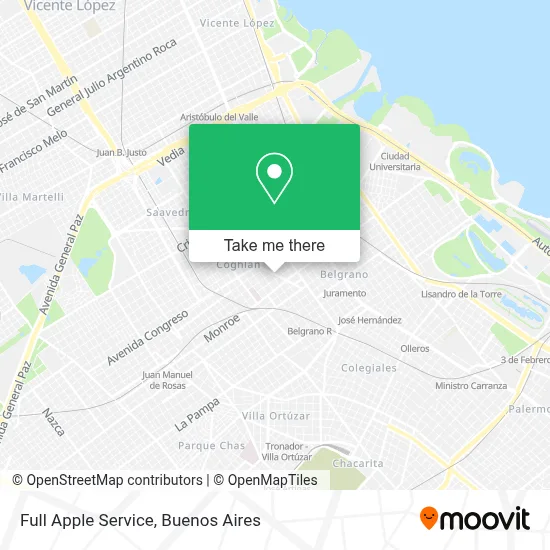 Full Apple Service map