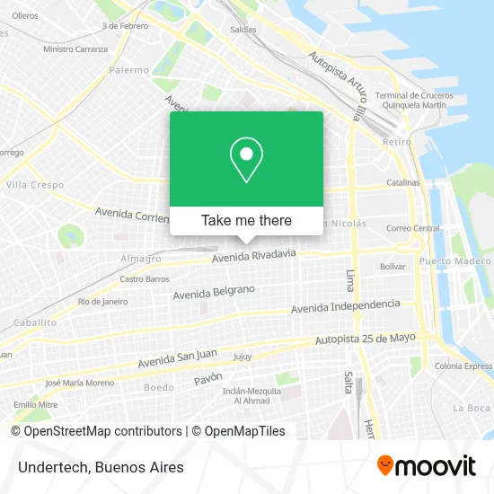 Undertech map