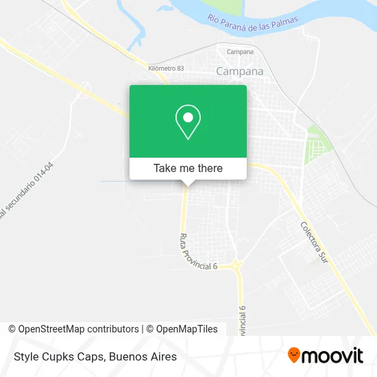 Style Cupks Caps map