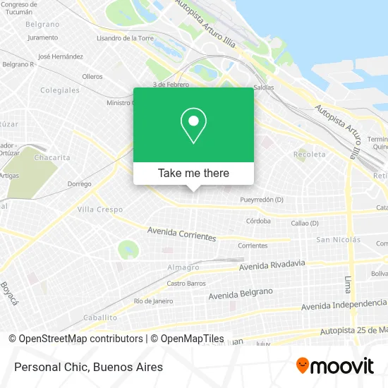 Personal Chic map