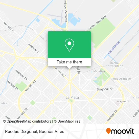 Ruedas Diagonal map