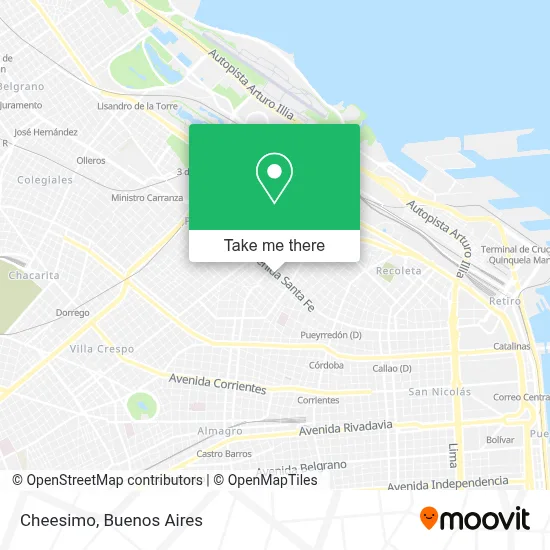 Cheesimo map