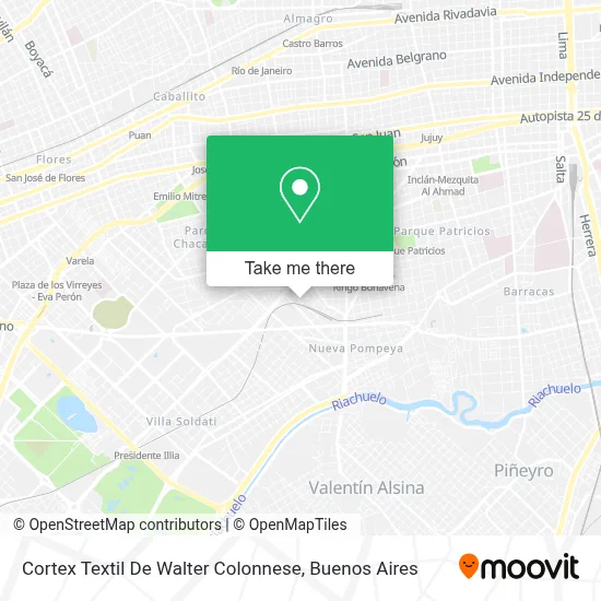 Cortex Textil De Walter Colonnese map