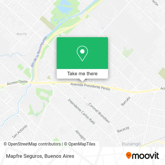 Mapfre Seguros map