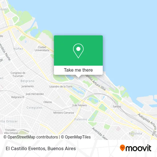 El Castillo Eventos map