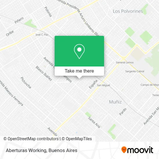 Aberturas Working map