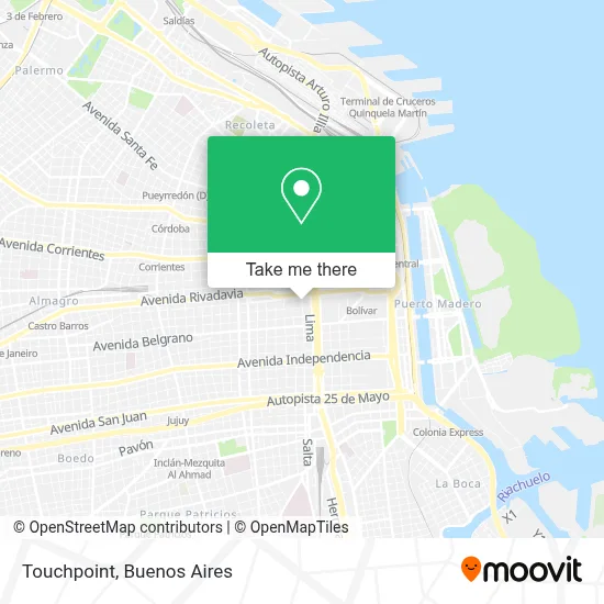 Touchpoint map