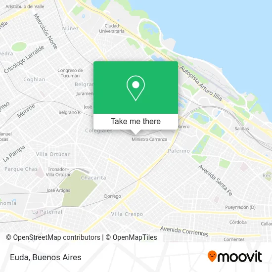 Euda map