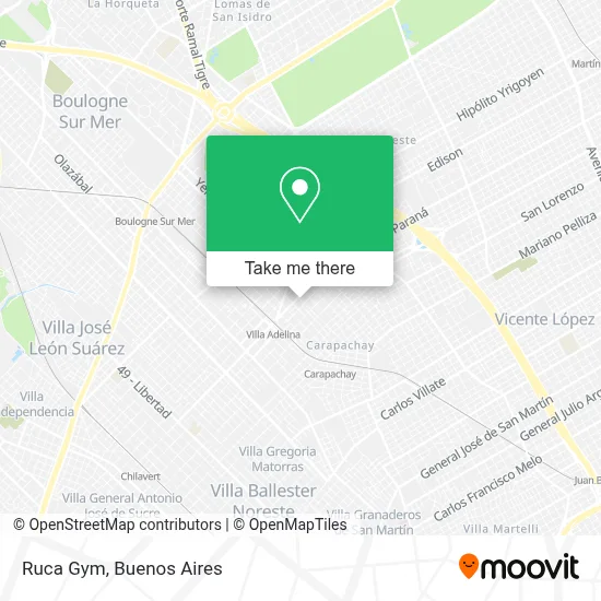 Ruca Gym map