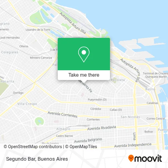 Segundo Bar map