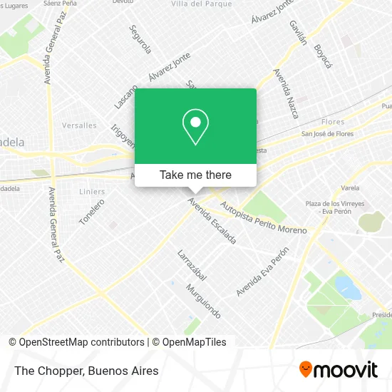 La Choppe map