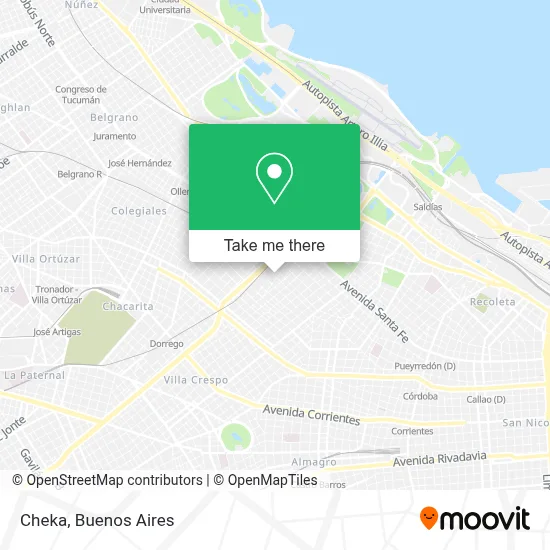 Cheka map