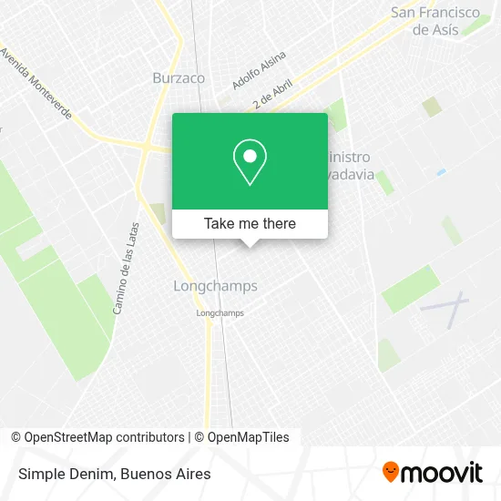 Simple Denim map