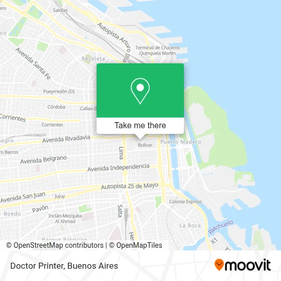 Doctor Printer map