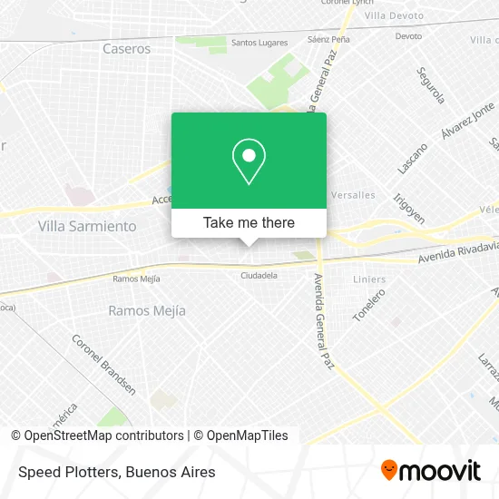 Speed Plotters map