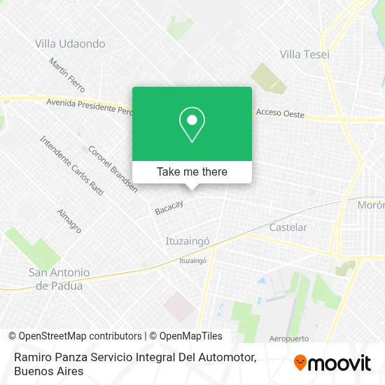 Ramiro Panza Servicio Integral Del Automotor map