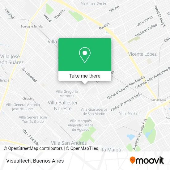 Visualtech map