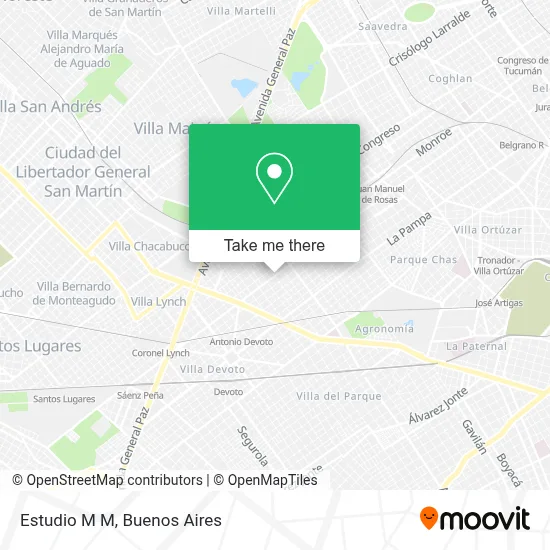 Estudio M M map