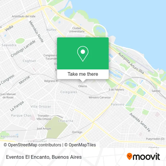 Eventos El Encanto map