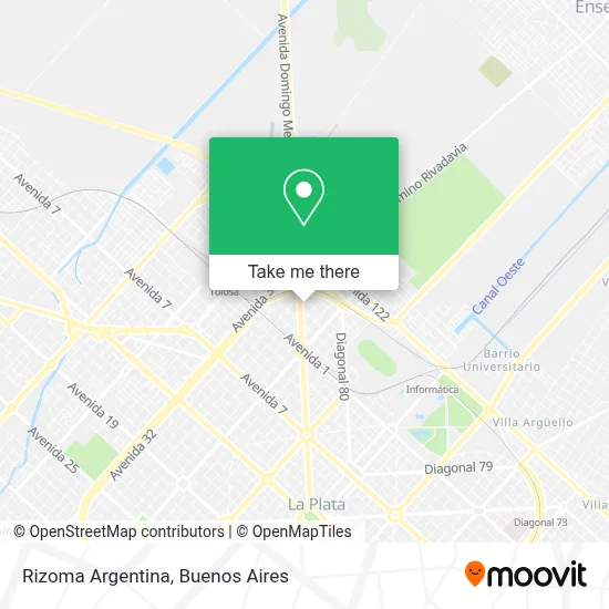 Rizoma Argentina map