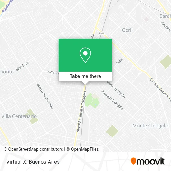 Virtual-X map