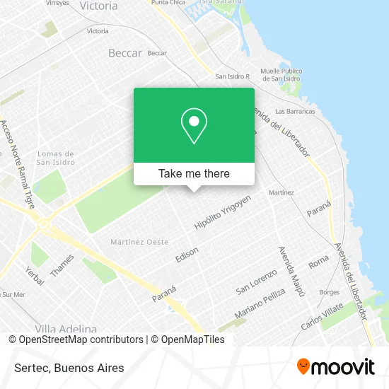 Sertec map