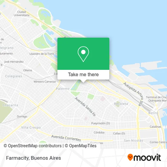 Farmacity map