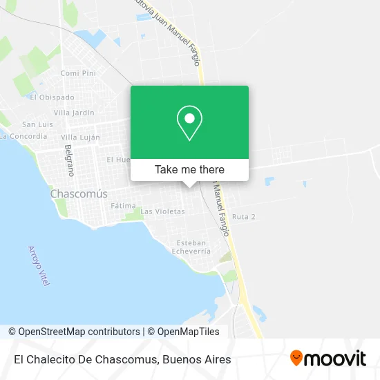 El Chalecito De Chascomus map