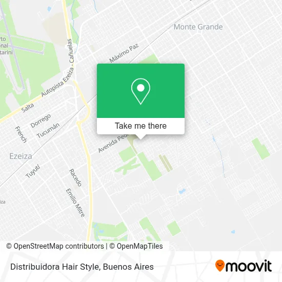 Distribuidora Hair Style map
