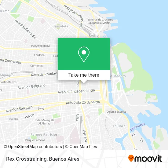 Rex Crosstraining map
