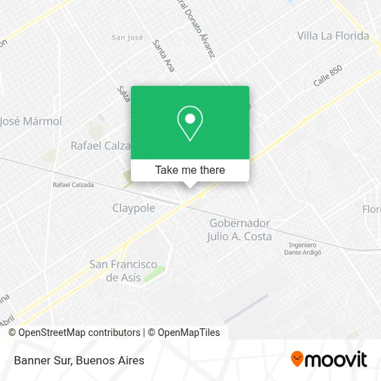 Banner Sur map